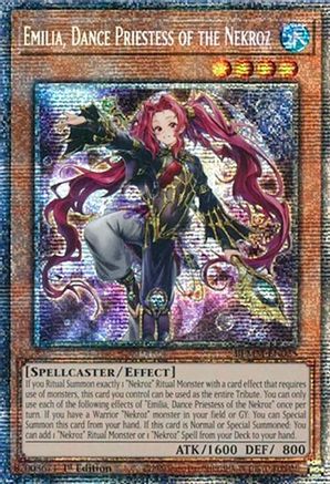 Emilia, Dance Priestess of the Nekroz (Starlight Rare) (BLMM-EN025) - Battles of Legend: Monster Mayhem 1st Edition