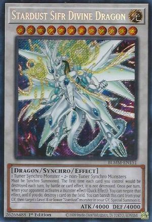 Stardust Sifr Divine Dragon (BLMM-EN151) - Battles of Legend: Monster Mayhem 1st Edition