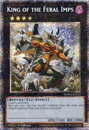 King of the Feral Imps (Starlight Rare) (BLMM-EN154) - Battles of Legend: Monster Mayhem 1st Edition