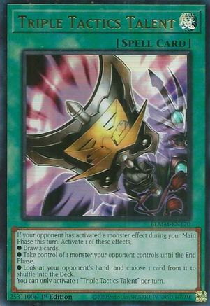 Triple Tactics Talent (BLMM-EN170) - Battles of Legend: Monster Mayhem 1st Edition