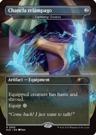 Chancla relámpago - Lightning Greaves (SLD-2062) - Secret Lair Drop Series - Premium MTG Single from Wizards of the Coast - Just $2.25! Shop now at Game Crave Tournament Store