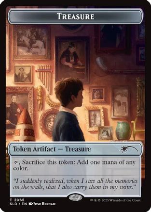 Treasure Token (2065) (SLD-2065) - Secret Lair Drop Series - Premium MTG Single from Wizards of the Coast - Just $0! Shop now at Game Crave Tournament Store