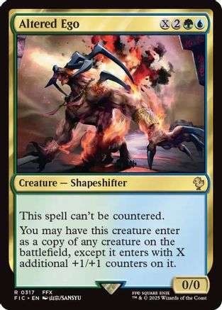 Altered Ego (Surge Foil) (FIC-317) - Commander: FINAL FANTASY Foil - Premium MTG Single from Wizards of the Coast - Just $0.26! Shop now at Game Crave Tournament Store