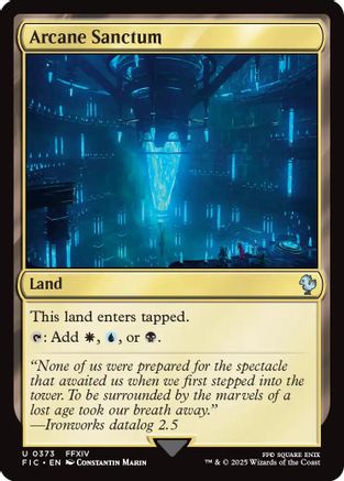 Arcane Sanctum (Surge Foil) (FIC-373) - Commander: FINAL FANTASY Foil - Premium MTG Single from Wizards of the Coast - Just $0.37! Shop now at Game Crave Tournament Store
