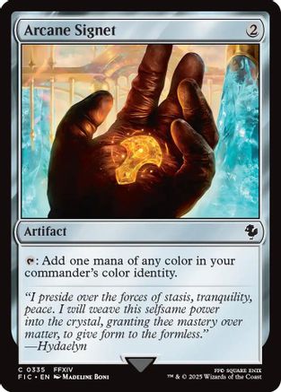 Arcane Signet (0335) (Surge Foil) (FIC-335) - Commander: FINAL FANTASY Foil - Premium MTG Single from Wizards of the Coast - Just $2.21! Shop now at Game Crave Tournament Store
