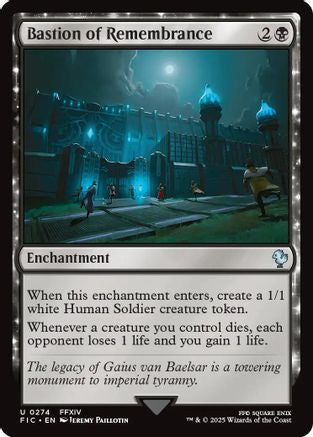 Bastion of Remembrance (Surge Foil) (FIC-274) - Commander: FINAL FANTASY Foil - Premium MTG Single from Wizards of the Coast - Just $0.70! Shop now at Game Crave Tournament Store