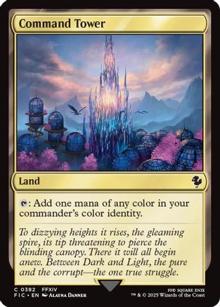 Command Tower (0382) (Surge Foil) (FIC-382) - Commander: FINAL FANTASY Foil - Premium MTG Single from Wizards of the Coast - Just $3.87! Shop now at Game Crave Tournament Store