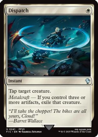 Dispatch (Surge Foil) (FIC-241) - Commander: FINAL FANTASY Foil - Premium MTG Single from Wizards of the Coast - Just $1.66! Shop now at Game Crave Tournament Store