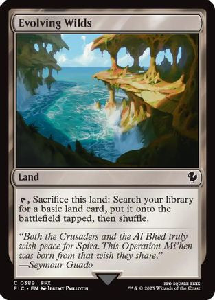 Evolving Wilds (Surge Foil) (FIC-389) - Commander: FINAL FANTASY Foil - Premium MTG Single from Wizards of the Coast - Just $0.17! Shop now at Game Crave Tournament Store