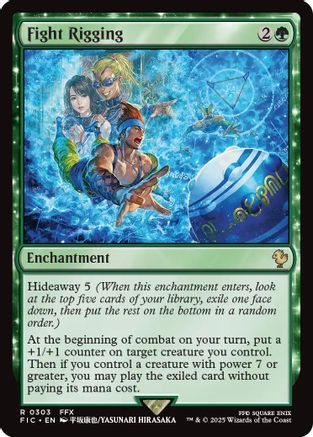 Fight Rigging (Surge Foil) (FIC-303) - Commander: FINAL FANTASY Foil - Premium MTG Single from Wizards of the Coast - Just $0.44! Shop now at Game Crave Tournament Store