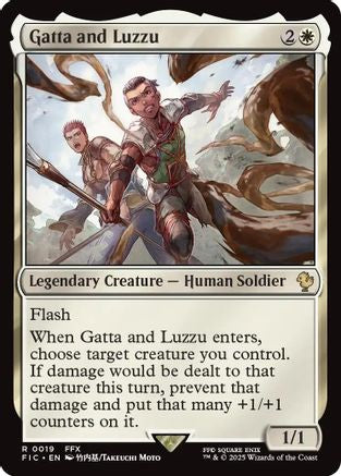 Gatta and Luzzu (Surge Foil) (FIC-019) - Commander: FINAL FANTASY Foil - Premium MTG Single from Wizards of the Coast - Just $1.31! Shop now at Game Crave Tournament Store