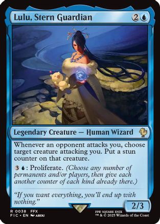 Lulu, Stern Guardian (Surge Foil) (FIC-038) - Commander: FINAL FANTASY Foil - Premium MTG Single from Wizards of the Coast - Just $3.43! Shop now at Game Crave Tournament Store