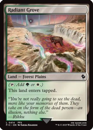 Radiant Grove (Surge Foil) (FIC-414) - Commander: FINAL FANTASY Foil - Premium MTG Single from Wizards of the Coast - Just $0.14! Shop now at Game Crave Tournament Store