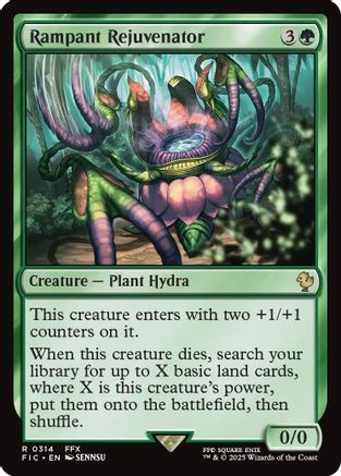 Rampant Rejuvenator (Surge Foil) (FIC-314) - Commander: FINAL FANTASY Foil - Premium MTG Single from Wizards of the Coast - Just $0.97! Shop now at Game Crave Tournament Store
