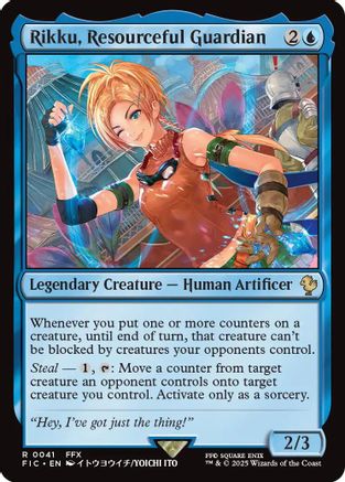 Rikku, Resourceful Guardian (Surge Foil) (FIC-041) - Commander: FINAL FANTASY Foil - Premium MTG Single from Wizards of the Coast - Just $2.23! Shop now at Game Crave Tournament Store