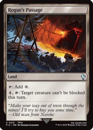 Rogue's Passage (Surge Foil) (FIC-415) - Commander: FINAL FANTASY Foil - Premium MTG Single from Wizards of the Coast - Just $0.81! Shop now at Game Crave Tournament Store