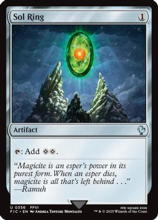 Sol Ring (0356) (Surge Foil) (FIC-356) - Commander: FINAL FANTASY Foil - Premium MTG Single from Wizards of the Coast - Just $3.05! Shop now at Game Crave Tournament Store
