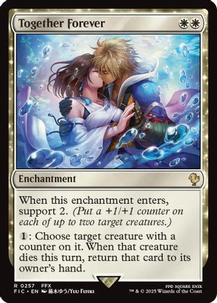 Together Forever (Surge Foil) (FIC-257) - Commander: FINAL FANTASY Foil - Premium MTG Single from Wizards of the Coast - Just $5.21! Shop now at Game Crave Tournament Store