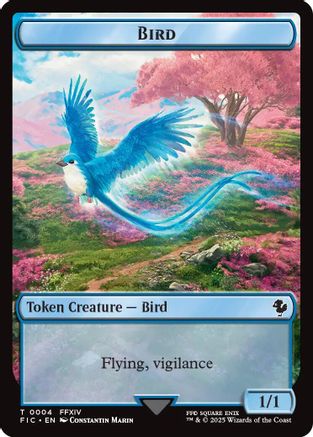 Bird // Hero (0029) Double-Sided Token (Surge Foil) (FIC-4 // 29) - Commander: FINAL FANTASY Foil - Premium MTG Single from Wizards of the Coast - Just $1.09! Shop now at Game Crave Tournament Store