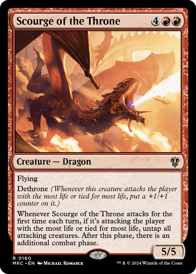 Scourge of the Throne (MKC-160) - Murders at Karlov Manor Commander - Premium MTG Single from Wizards of the Coast - Just $0.26! Shop now at Game Crave Tournament Store