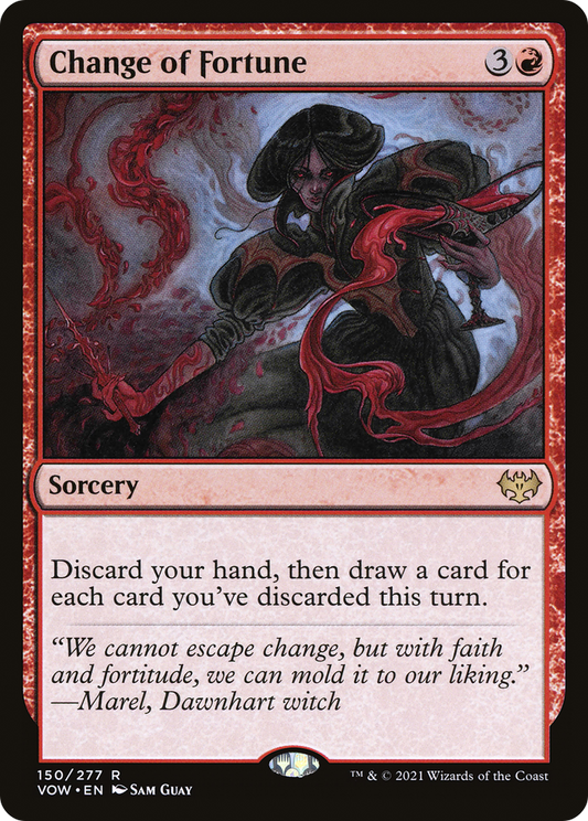 Change of Fortune (VOW-150) - Innistrad: Crimson Vow - Premium MTG Single from Wizards of the Coast - Just $0.24! Shop now at Game Crave Tournament Store