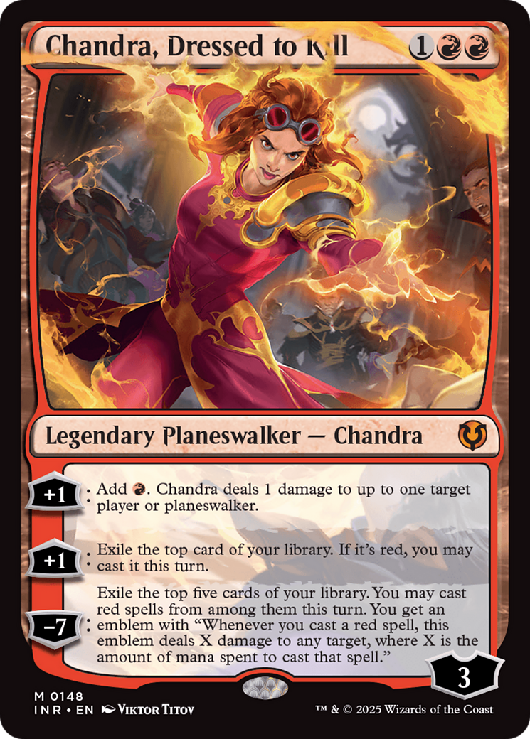 Chandra, Dressed to Kill (-148) - Innistrad Remastered - Premium MTG Single from Wizards of the Coast - Just $1.01! Shop now at Game Crave Tournament Store