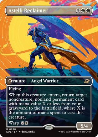 Astelli Reclaimer (Borderless) (EOE-288) - Edge of Eternities Foil