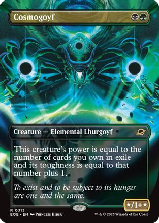 Cosmogoyf (Borderless) (EOE-313) - Edge of Eternities