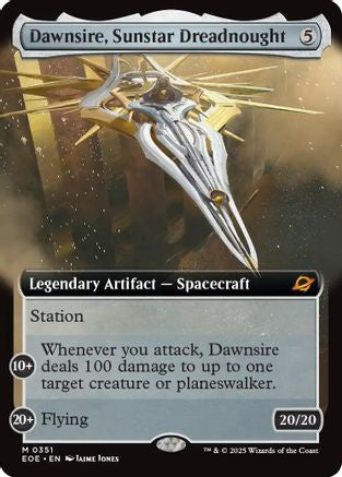 Dawnsire, Sunstar Dreadnought (Extended Art) (EOE-351) - Edge of Eternities