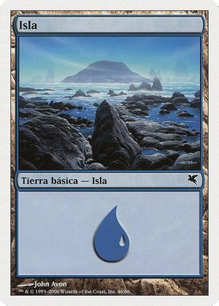 Island (Spanish) - "Isla" (H46) (PSAL-H46) - Magic Encyclopedia 2005 (Salvat/Hachette)