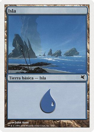 Island (Spanish) - "Isla" (H9) (PSAL-0H9) - Magic Encyclopedia 2005 (Salvat/Hachette)