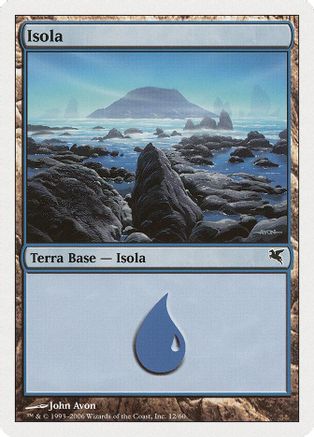 Island (Italian) - "Isola" (H12) (PSAL-H12) - Magic Encyclopedia 2005 (Salvat/Hachette)