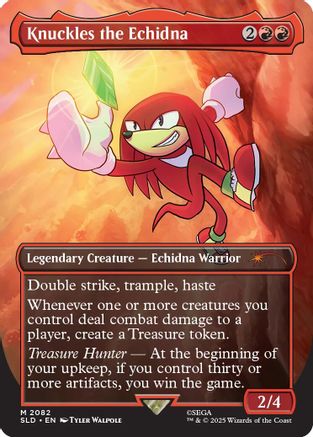 Knuckles the Echidna (SLD-2082) - Secret Lair Drop Series