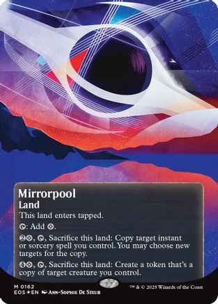 Mirrorpool (0162) (Borderless) (Galaxy Foil) (EOS-162) - Edge of Eternities: Stellar Sights Foil