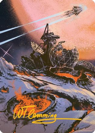 Petrified Field Art Card (Gold-Stamped Signature) (AAEOE-052) - Art Series: Edge of Eternities