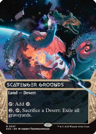 Scavenger Grounds (0037) (Borderless) (EOS-037) - Edge of Eternities: Stellar Sights
