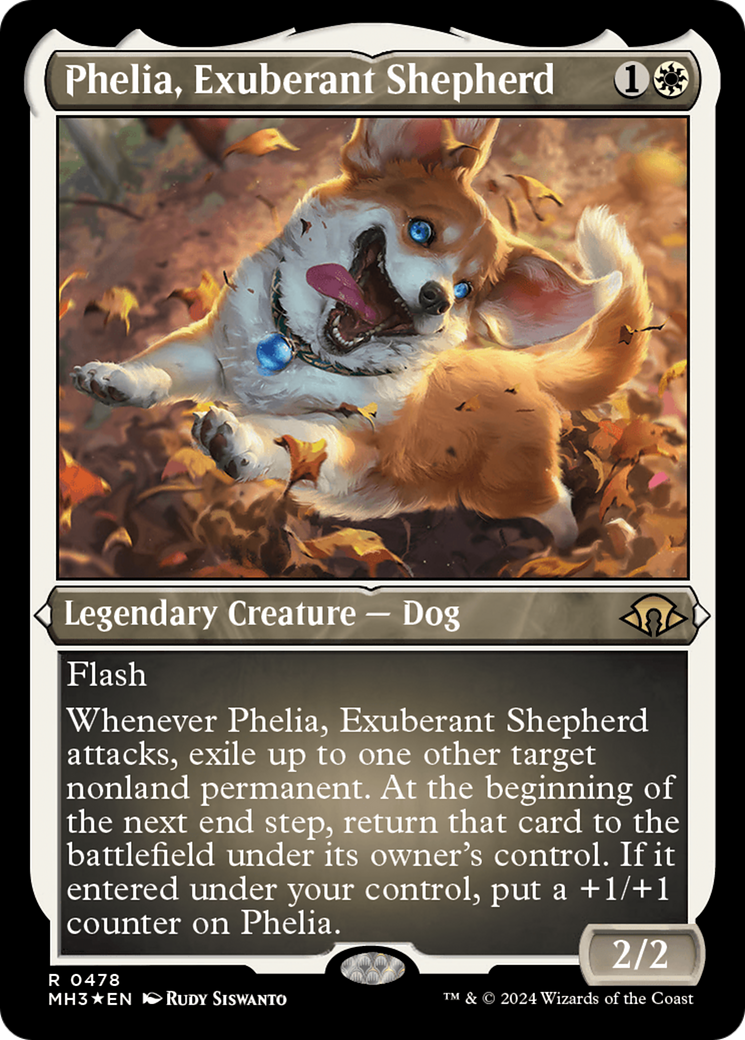Phelia, Exuberant Shepherd (MH3-478) - Modern Horizons 3 Etched Foil - Premium MTG Single from Wizards of the Coast - Just $6.59! Shop now at Game Crave Tournament Store