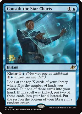 Consult the Star Charts (PRE-051) - Prerelease Cards Foil