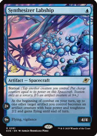 Synthesizer Labship (PRE-081) - Prerelease Cards Foil