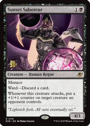 Sunset Saboteur (PRE-116) - Prerelease Cards Foil