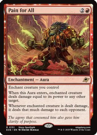 Pain for All (PRE-151) - Prerelease Cards Foil