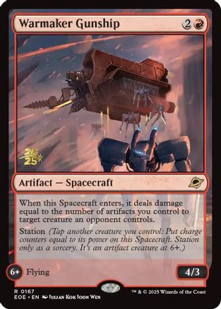 Warmaker Gunship (PRE-167) - Prerelease Cards Foil