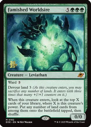 Famished Worldsire (PRE-182) - Prerelease Cards Foil