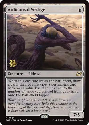 Anticausal Vestige (PRE-001) - Prerelease Cards Foil