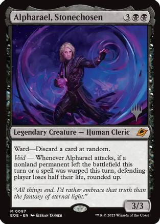 Alpharael, Stonechosen (PPEOE-087) - Promo Pack: Edge of Eternities