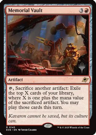 Memorial Vault (PPEOE-145) - Promo Pack: Edge of Eternities Foil