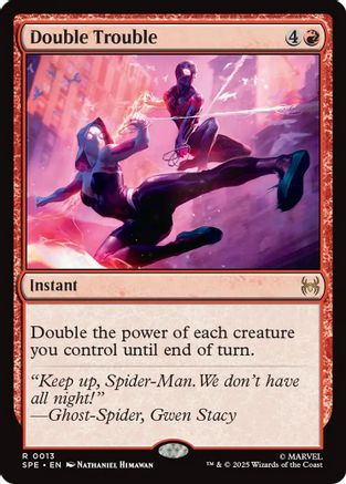 Double Trouble (SPE, MAR-013) - Marvel's Spider-Man: Eternal-Legal Foil