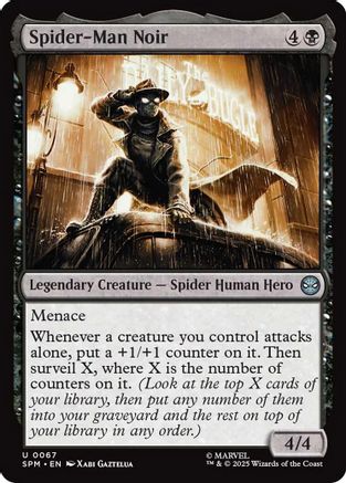 Spider-Man Noir (SPM-067) - Marvel's Spider-Man Foil