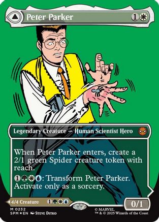 Peter Parker (Showcase) (SPM-232) - Marvel's Spider-Man Foil