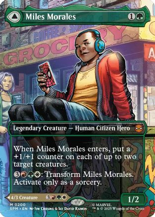 Miles Morales (0200) (Borderless) (SPM-200) - Marvel's Spider-Man Foil